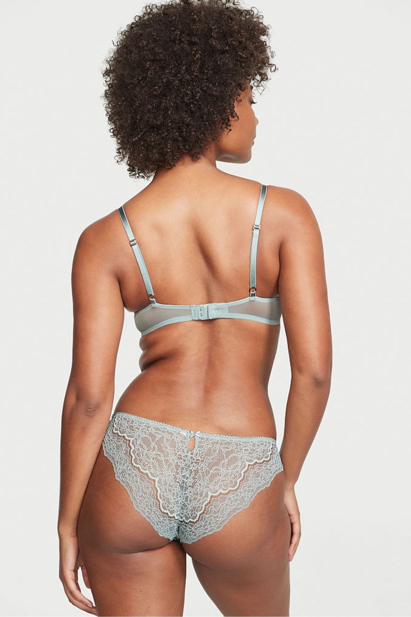 Victoria's Secret Dream Angels Embroidered Cheeky Knickers Vert | DXUF-94816