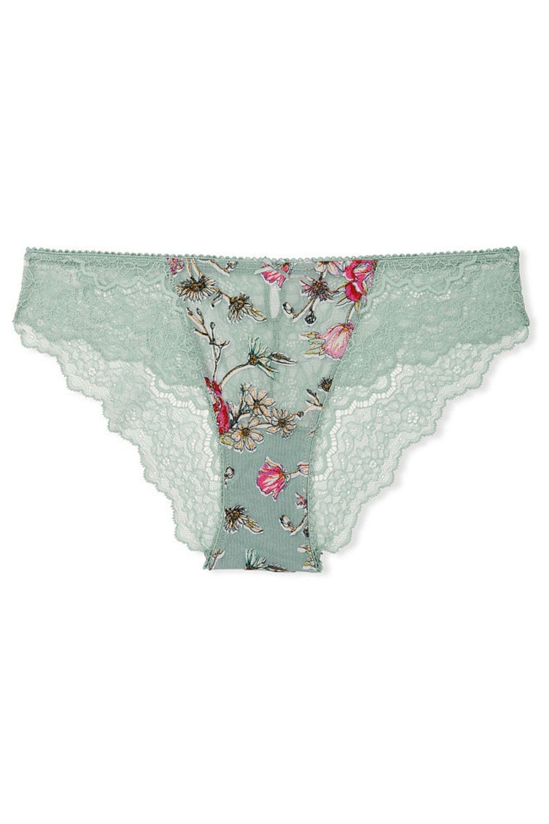 Victoria's Secret Dream Angels Embroidered Cheeky Knickers Vert | DXUF-94816