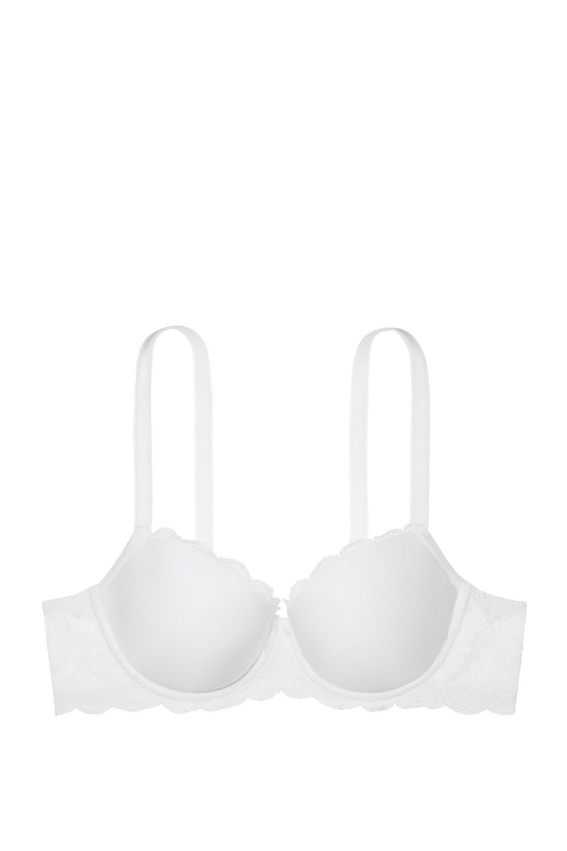 Victoria's Secret Dream Angels Smooth Dentelle Wing Lightly Doublée Demi Bra Noir | NKRJ-31285