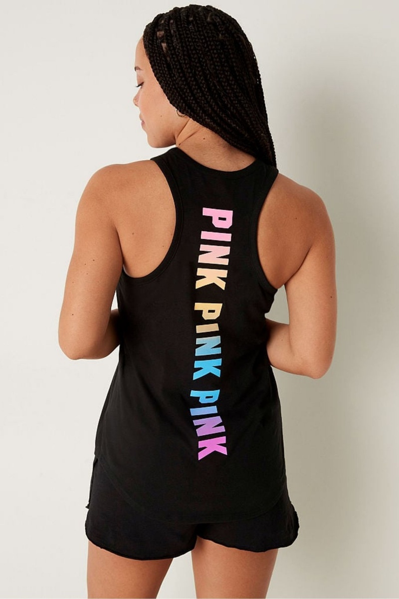 Victoria's Secret Everyday Ringer Tank Bleu | IBGW-76914