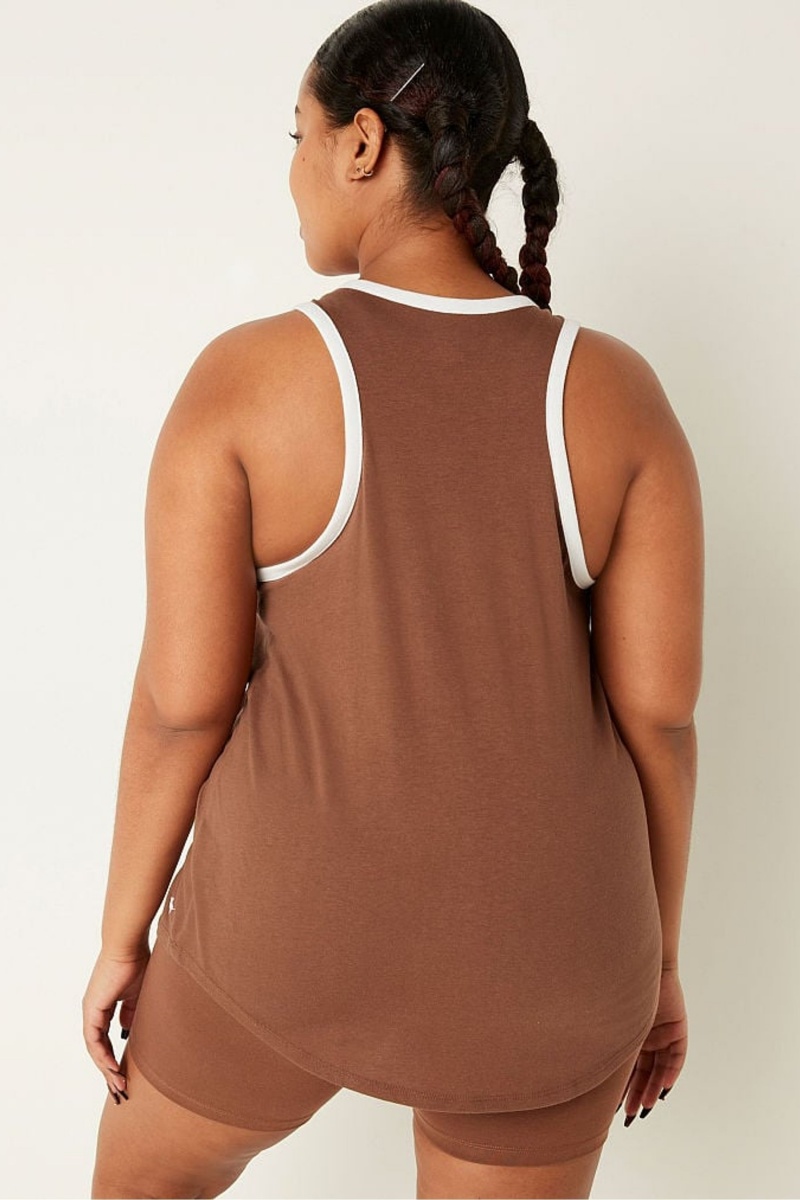 Victoria's Secret Everyday Ringer Tank Marron | POCT-23085