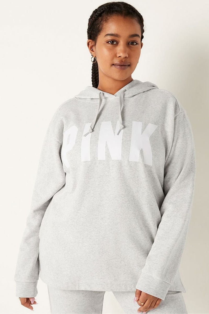 Victoria\'s Secret Fleece Campus Hoodie Grise | FIDJ-97134