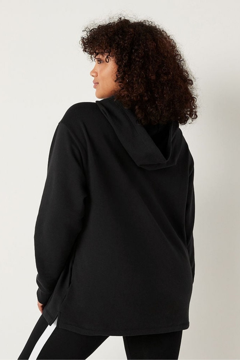 Victoria's Secret Fleece Campus Hoodie Noir | ESHV-71450