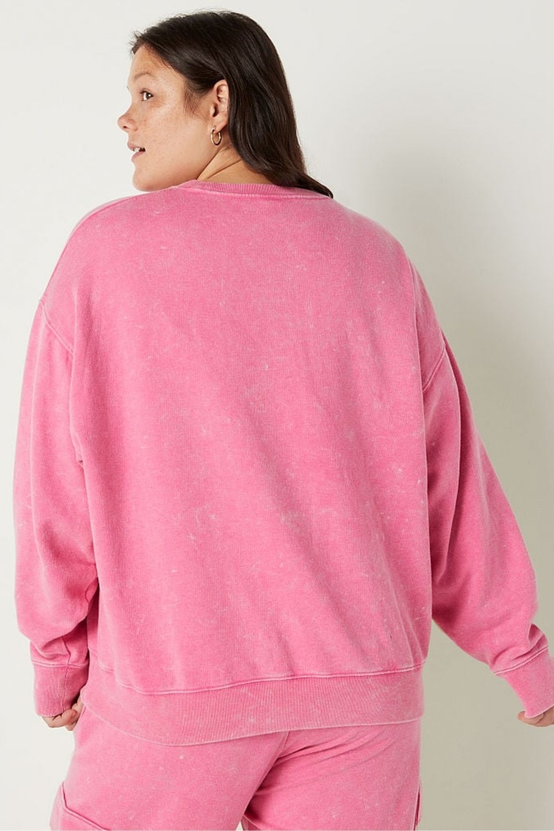 Victoria's Secret Fleece Long Sleeve Sweatshirt Noir | HNSK-76258