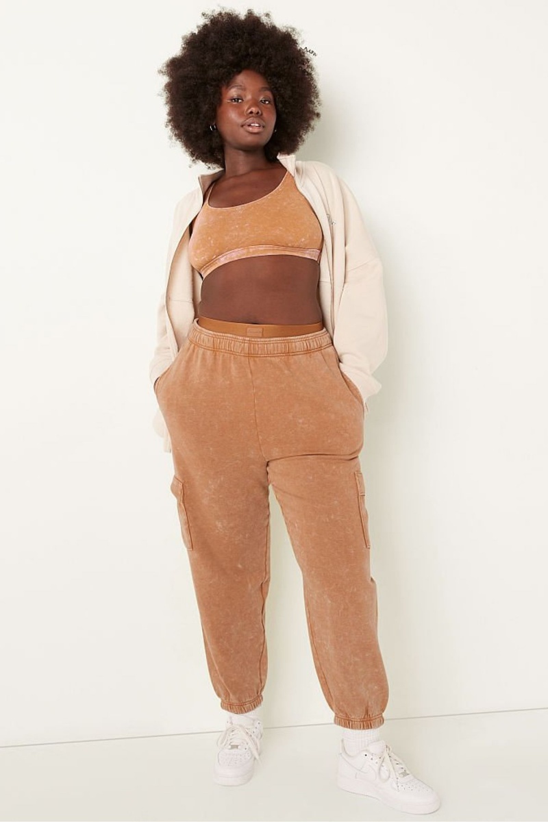 Victoria's Secret Fleece Lounge Jogger Marron | TMPE-48073