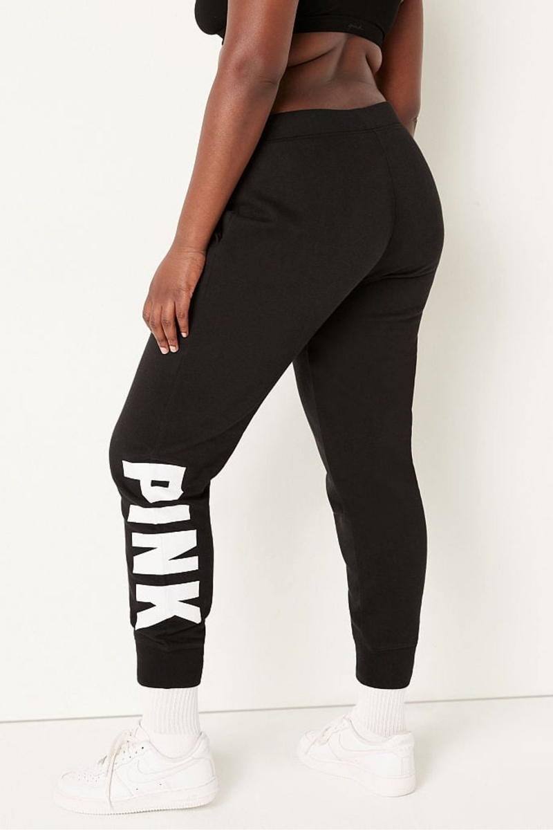 Victoria's Secret Fleece Lounge Jogger Noir | ADRY-97132