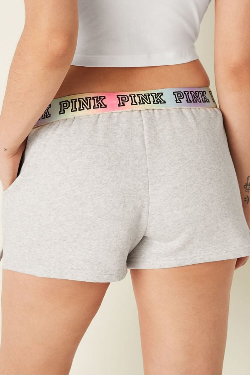 Victoria's Secret Foldover Sweat Shorts Grise | HJXR-39516