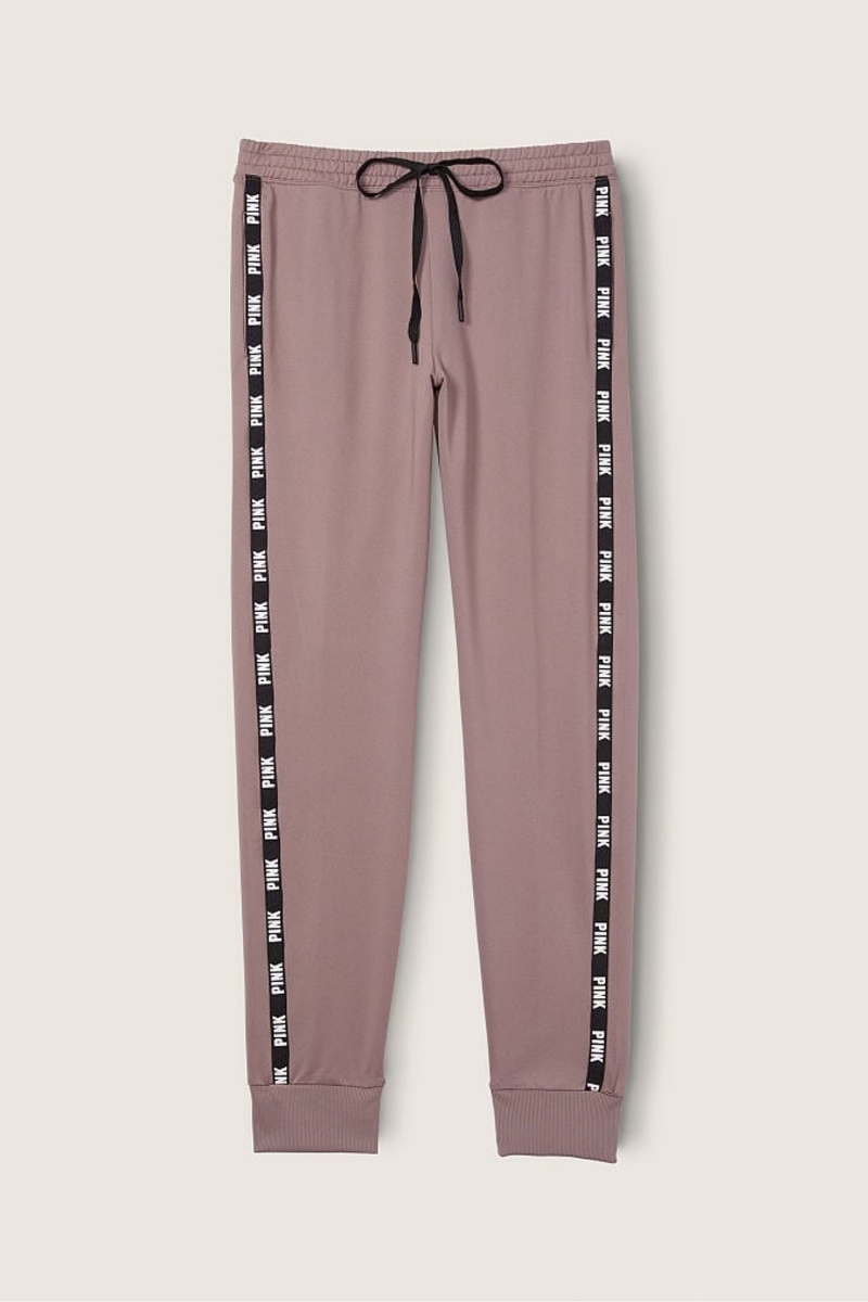 Victoria's Secret Logo Full Length Lounge Jogger Cafe Marron | IBHM-20341