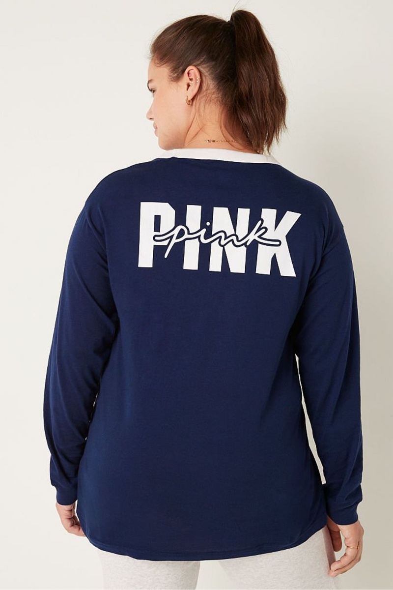 Victoria's Secret Long Sleeve T-Shirt Noir | KPFZ-30851