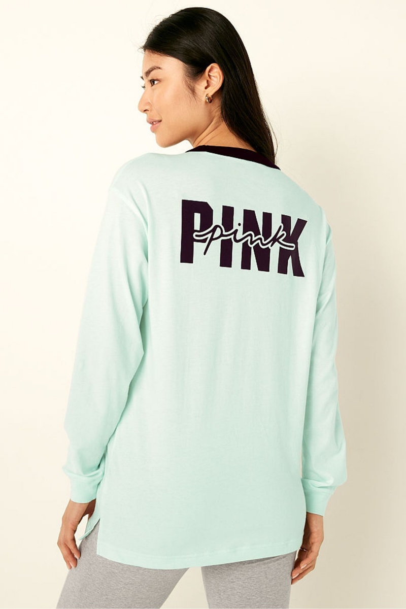 Victoria's Secret Long Sleeve T-Shirt Noir | WMPH-97521