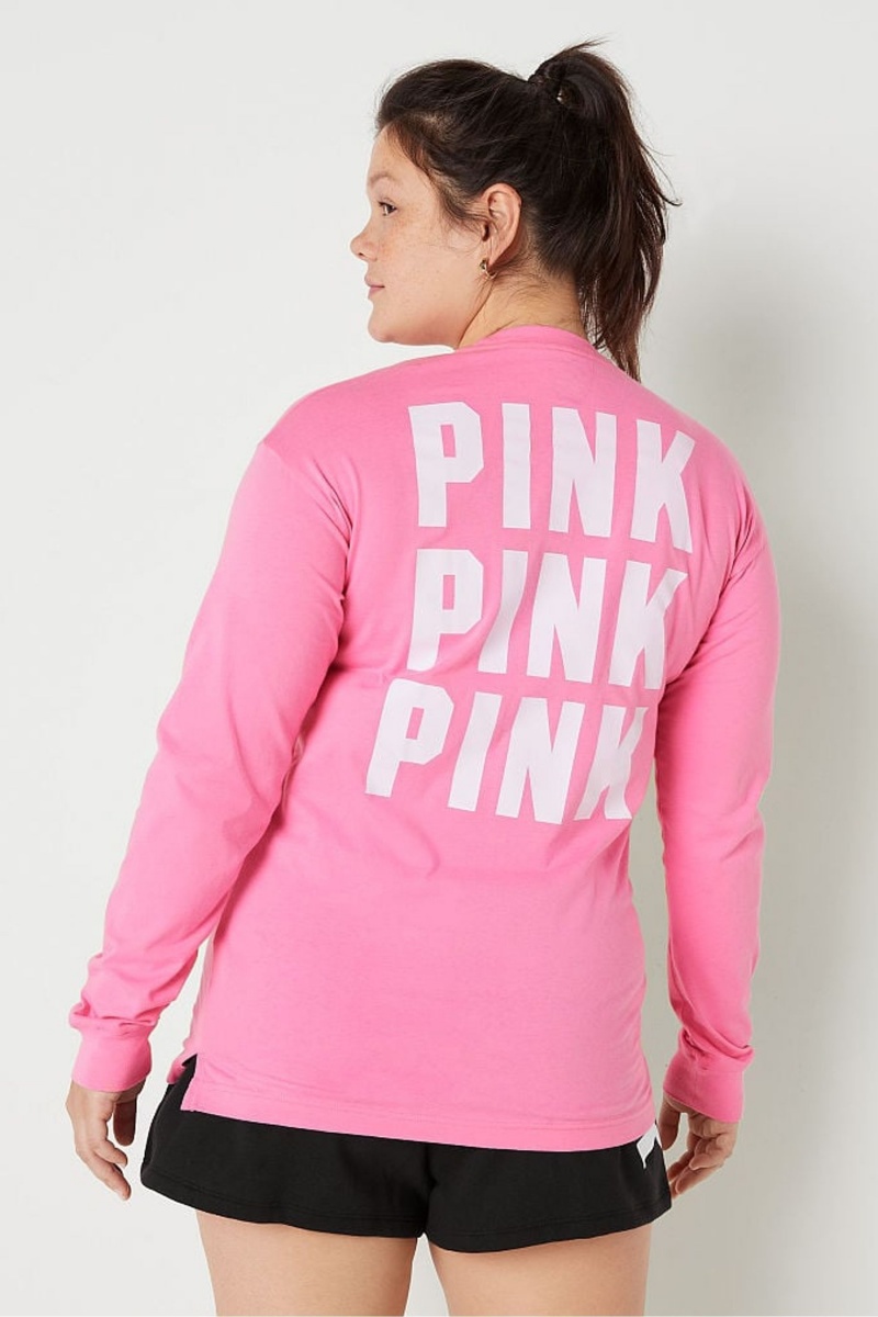 Victoria's Secret Long Sleeve T-Shirt Vert | VBOH-13546