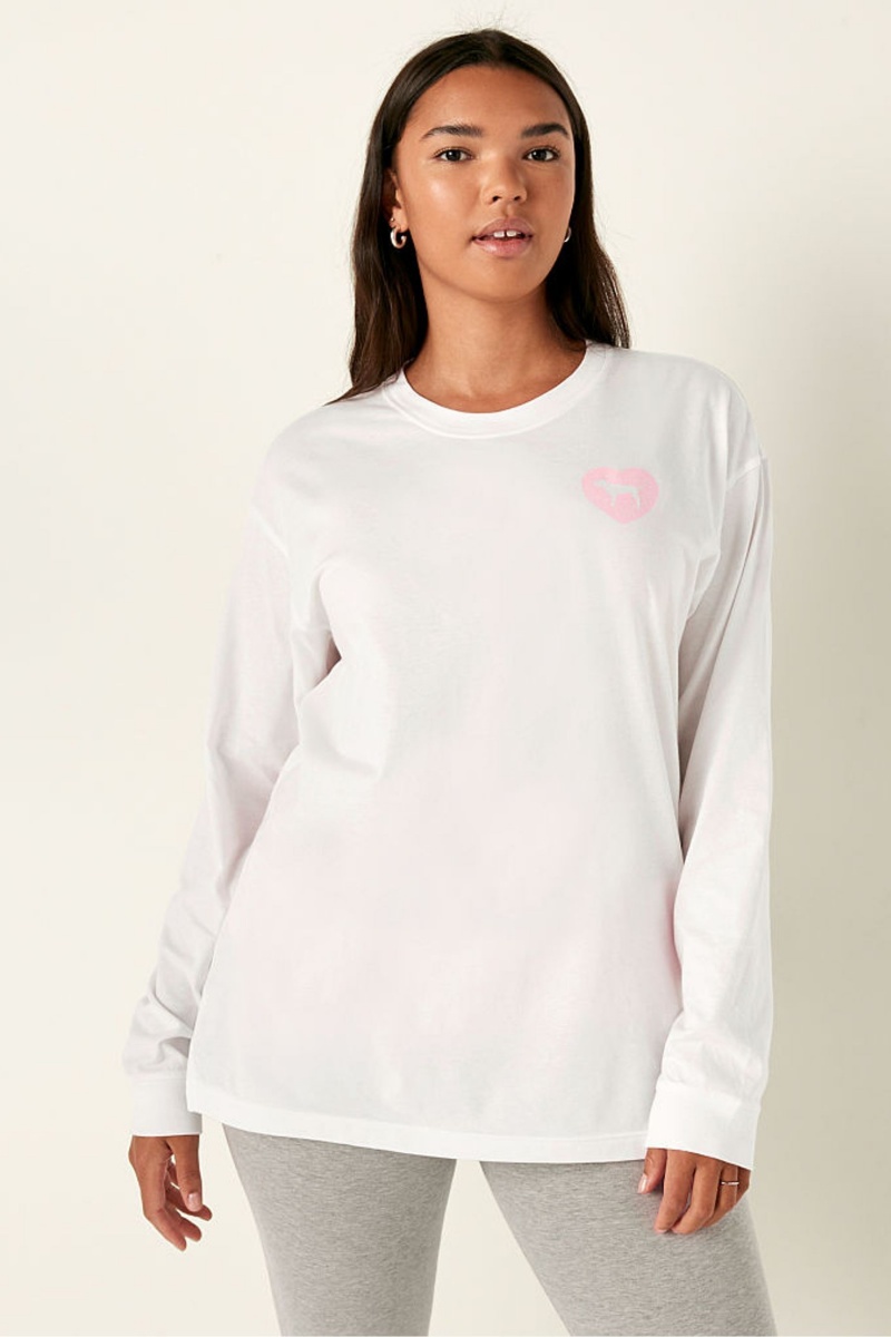 Victoria\'s Secret Long Sleeve T-Shirt Vert | KPVB-50316