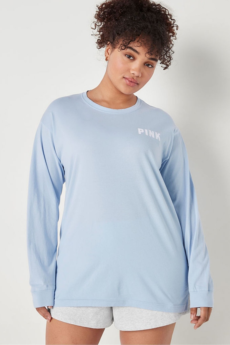 Victoria\'s Secret Long Sleeve T-Shirt Vert | ZQSK-68375