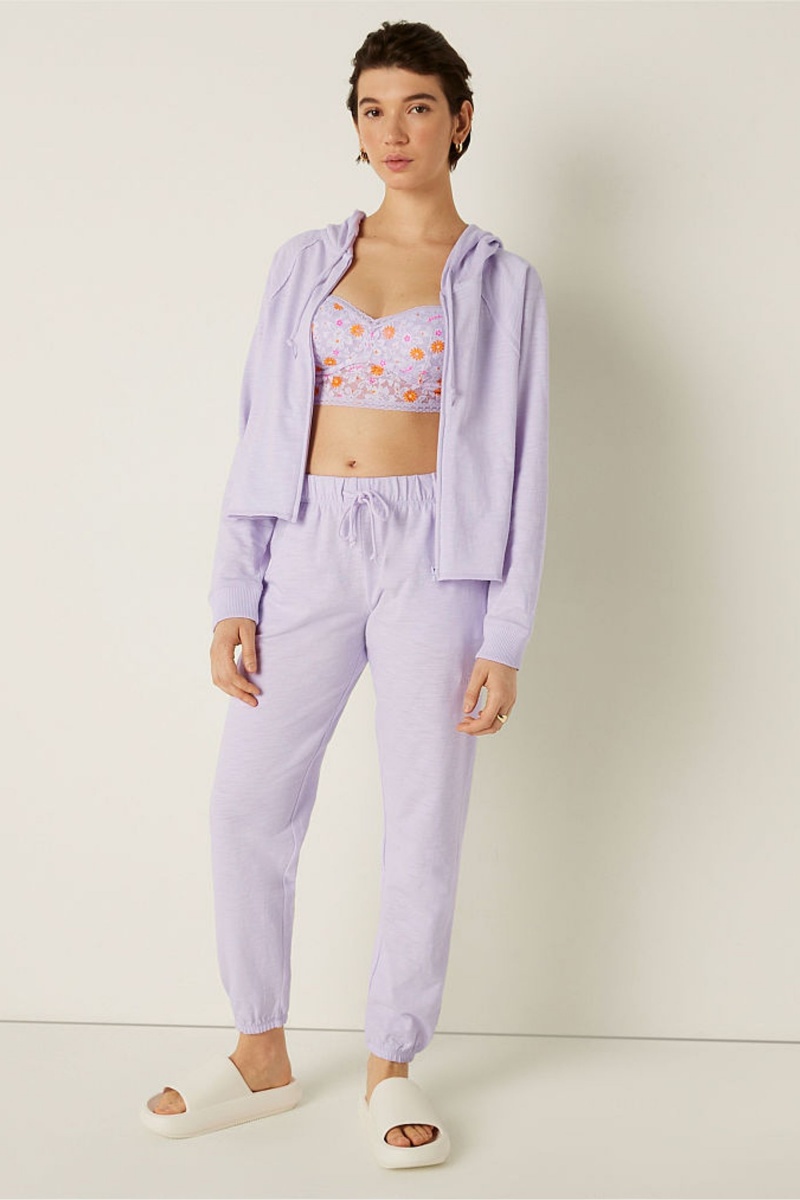 Victoria's Secret Lounge Coton Joggers Violette | LEKZ-46872