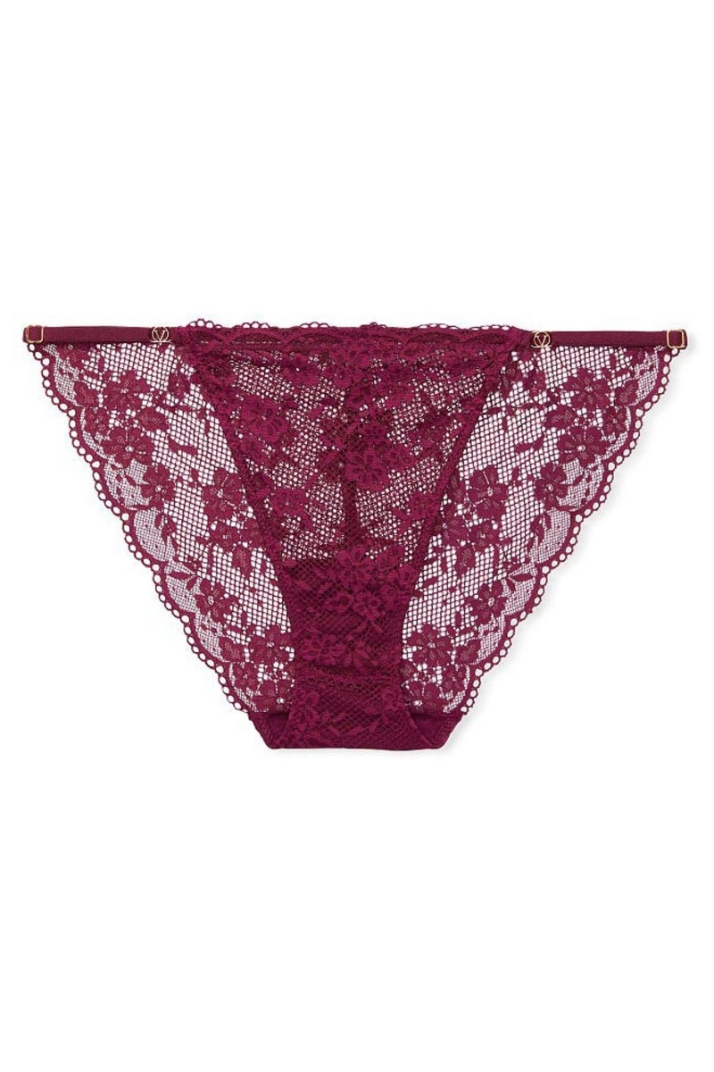 Victoria's Secret Love Cloud Dentelle Bikini Knickers Rouge | MJIU-37851