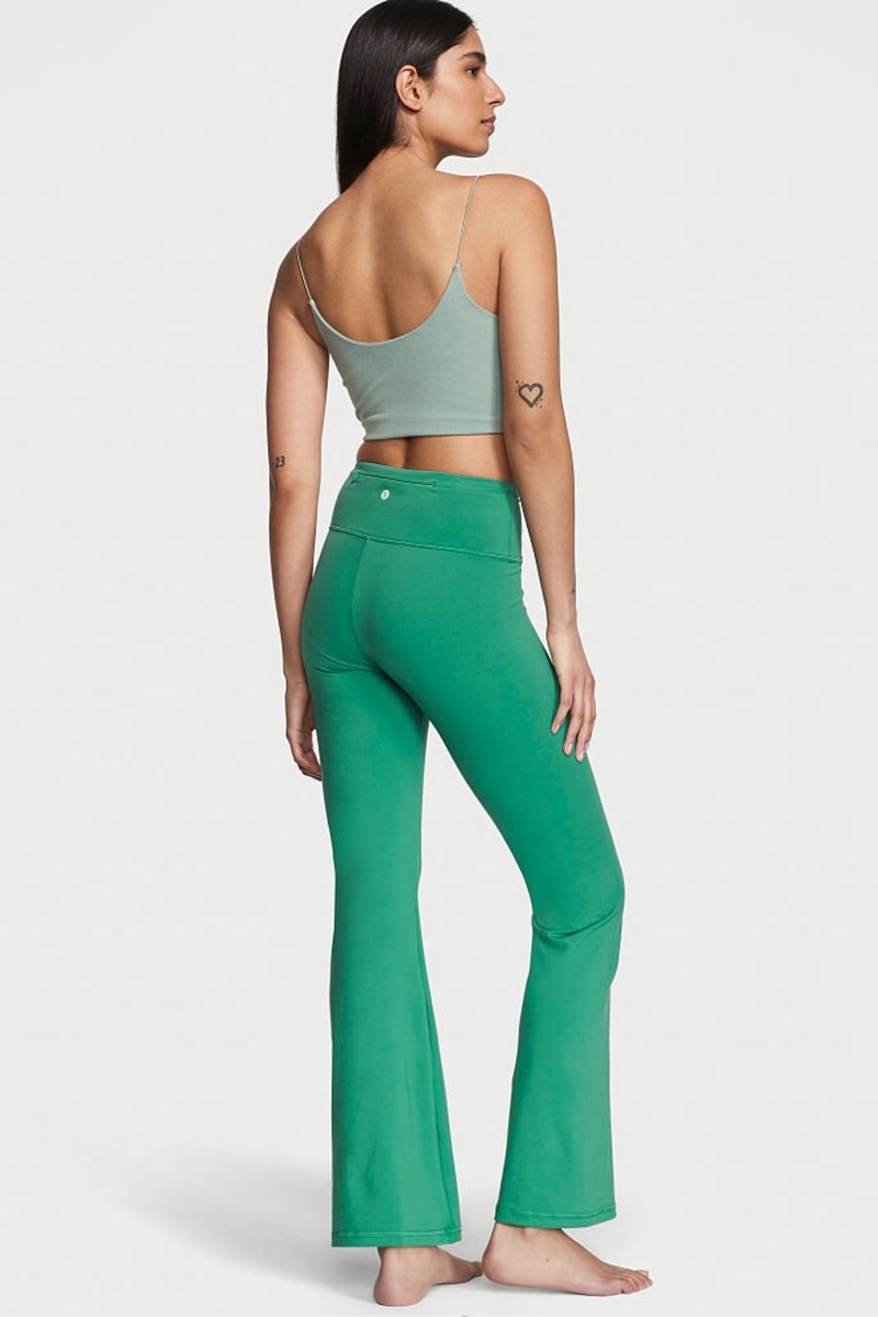 Victoria's Secret Love Cloud Ruched Flare Legging Vert | ZOCH-50169