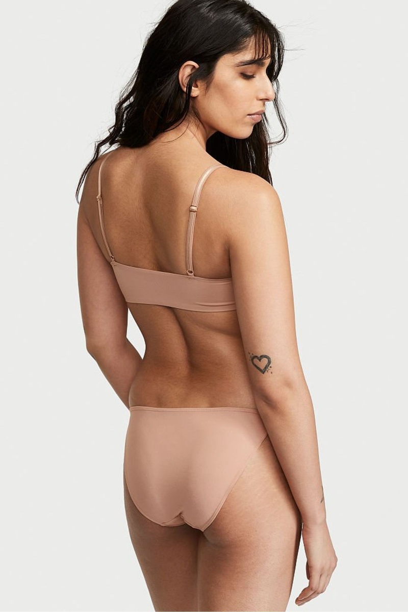 Victoria's Secret Love Cloud Smooth Bikini Knickers Sweet Nougat Nude | XALO-37094