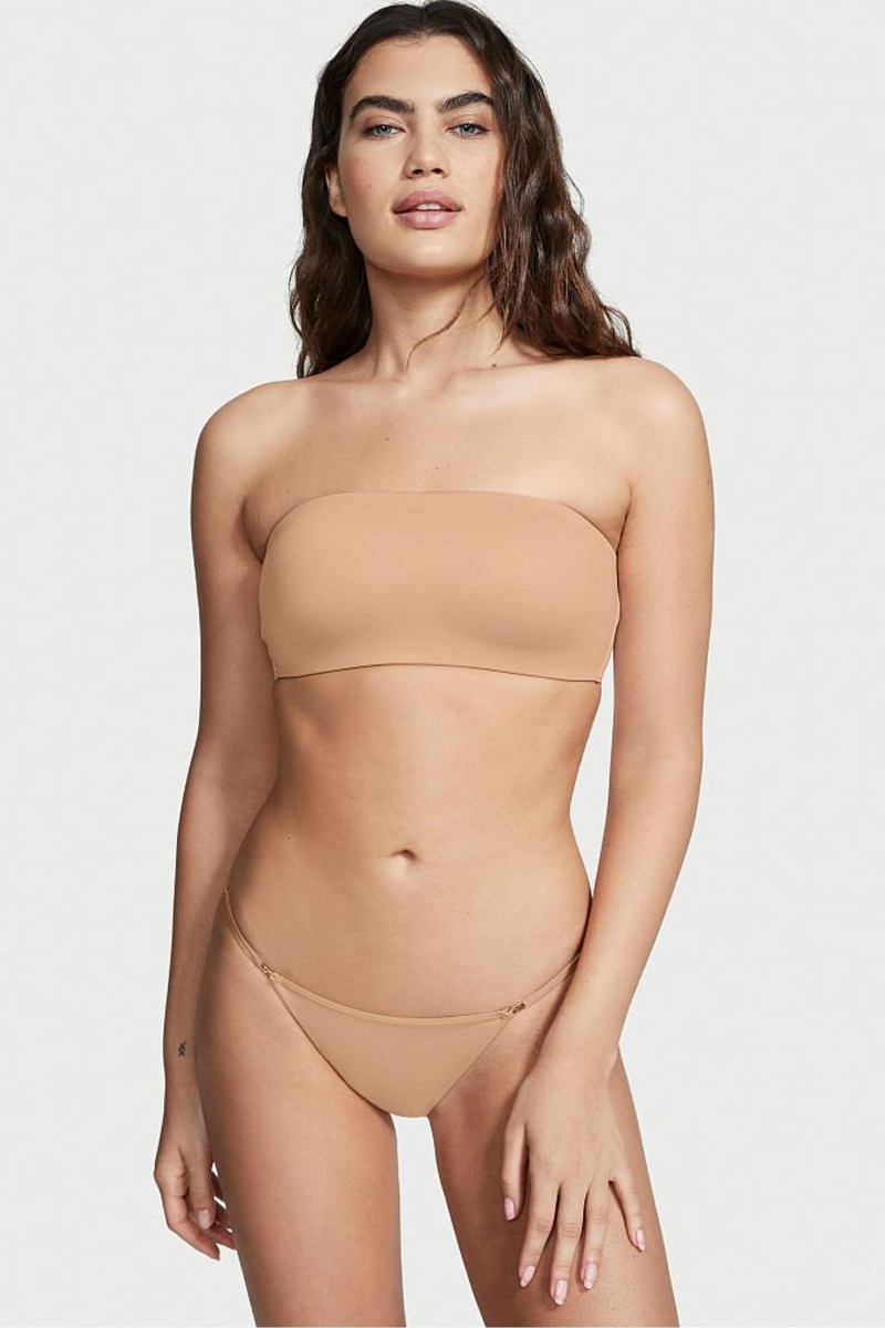 Victoria's Secret Love Cloud Smooth Bikini Knickers Sweet Nougat Nude | XALO-37094