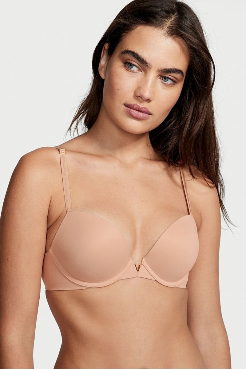 Victoria\'s Secret Love Cloud Smooth Bra Sweet Nougat Nude | BQPX-75320