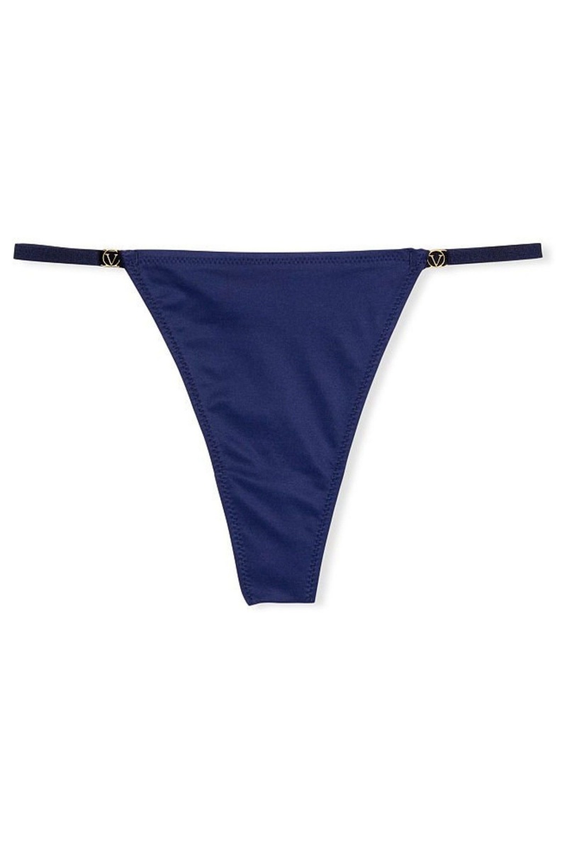 Victoria's Secret Love Cloud Smooth Lanières Knickers Bleu Marine Bleu | QHJU-97038