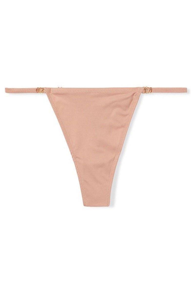 Victoria's Secret Love Cloud Smooth Lanières Knickers Sweet Nougat Nude | QDUG-03964