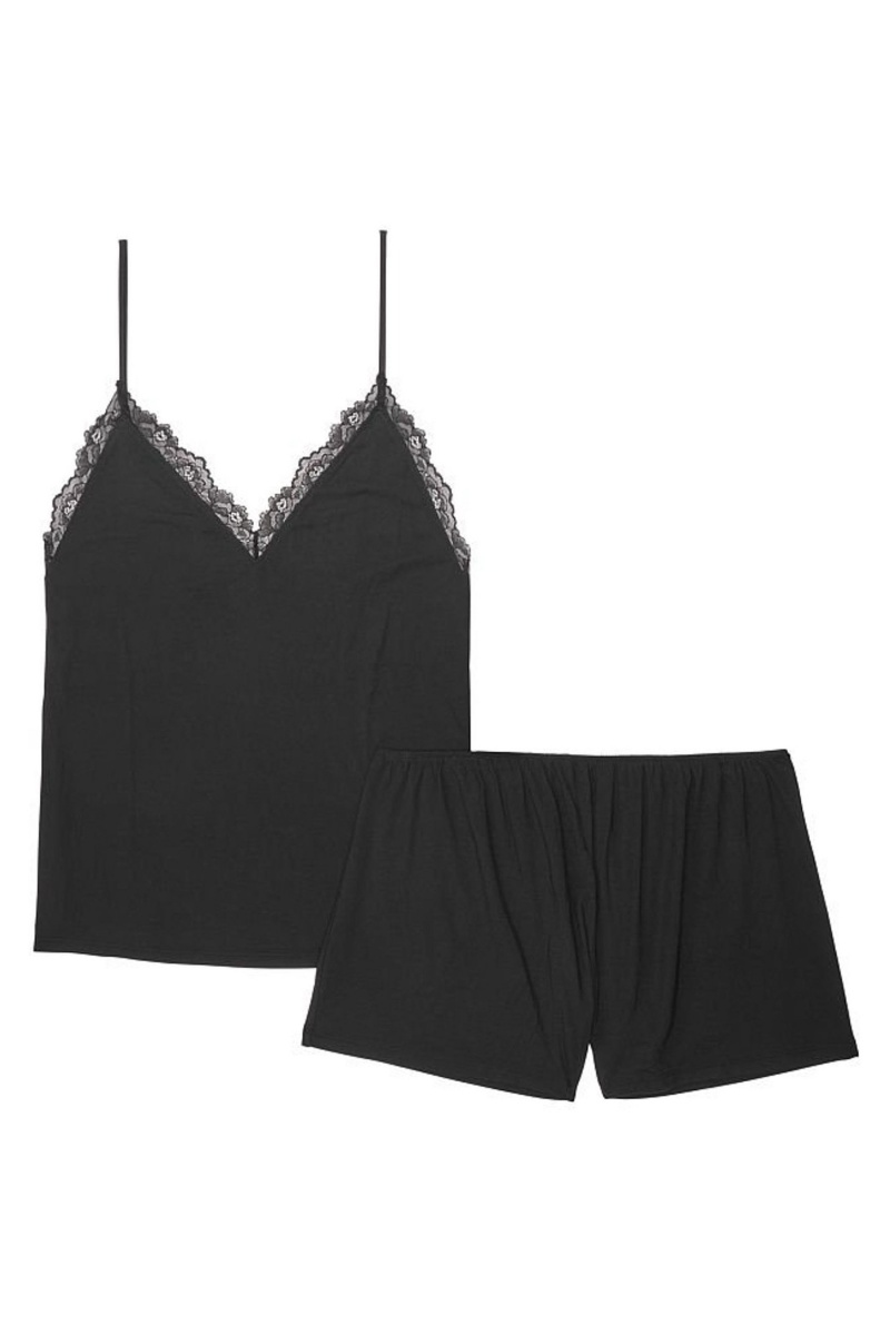 Victoria's Secret Modal Cami Set Noir | LSDI-27413