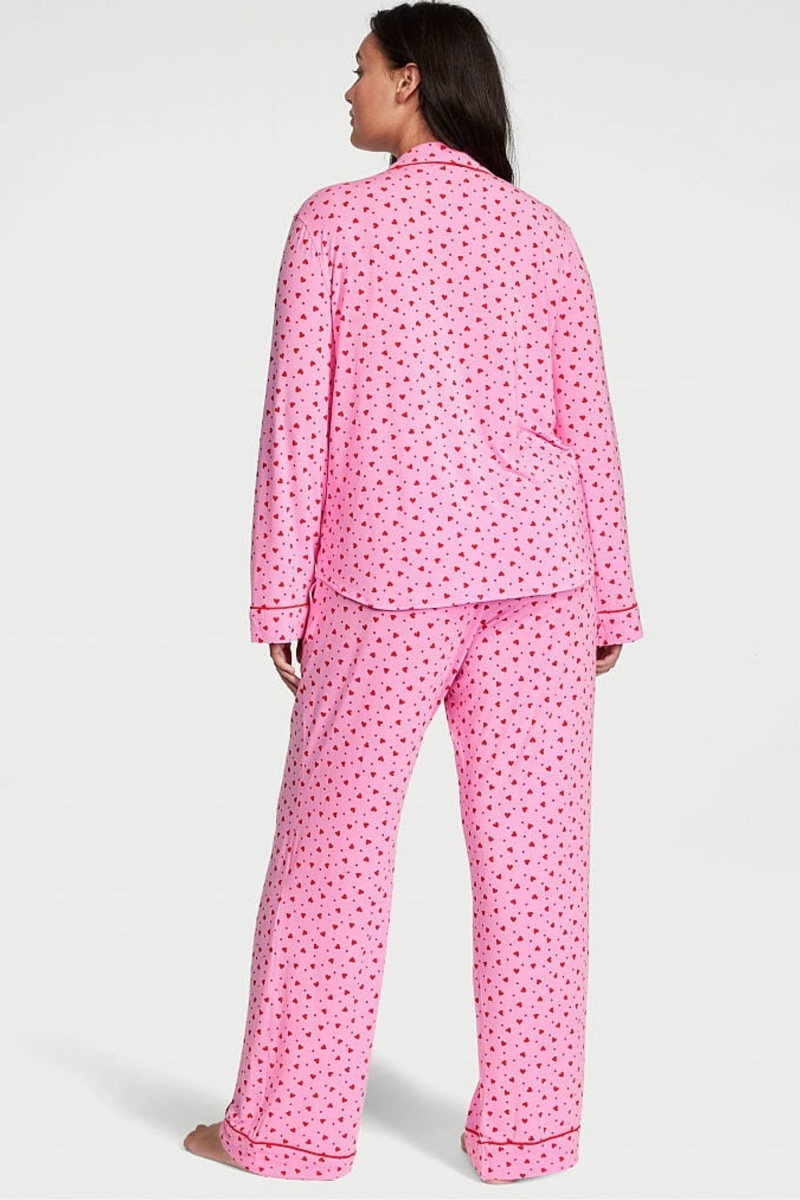 Victoria's Secret Modal Long Pyjamas Rose | TERK-32685