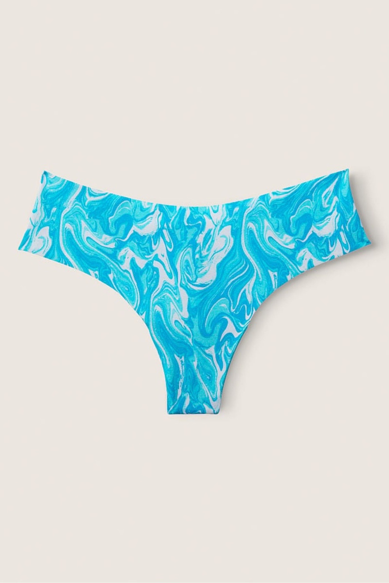 Victoria\'s Secret No-Show Lanières Knickers Bleu | WVEI-62479