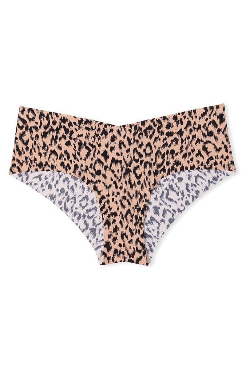 Victoria's Secret No-Show Leopard Print Cheeky Panty Leopard | YOFQ-46831