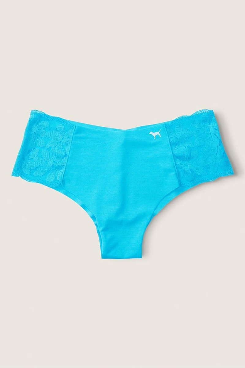 Victoria\'s Secret No-Show No Show Cheeky Knickers Bleu | QMIS-08546