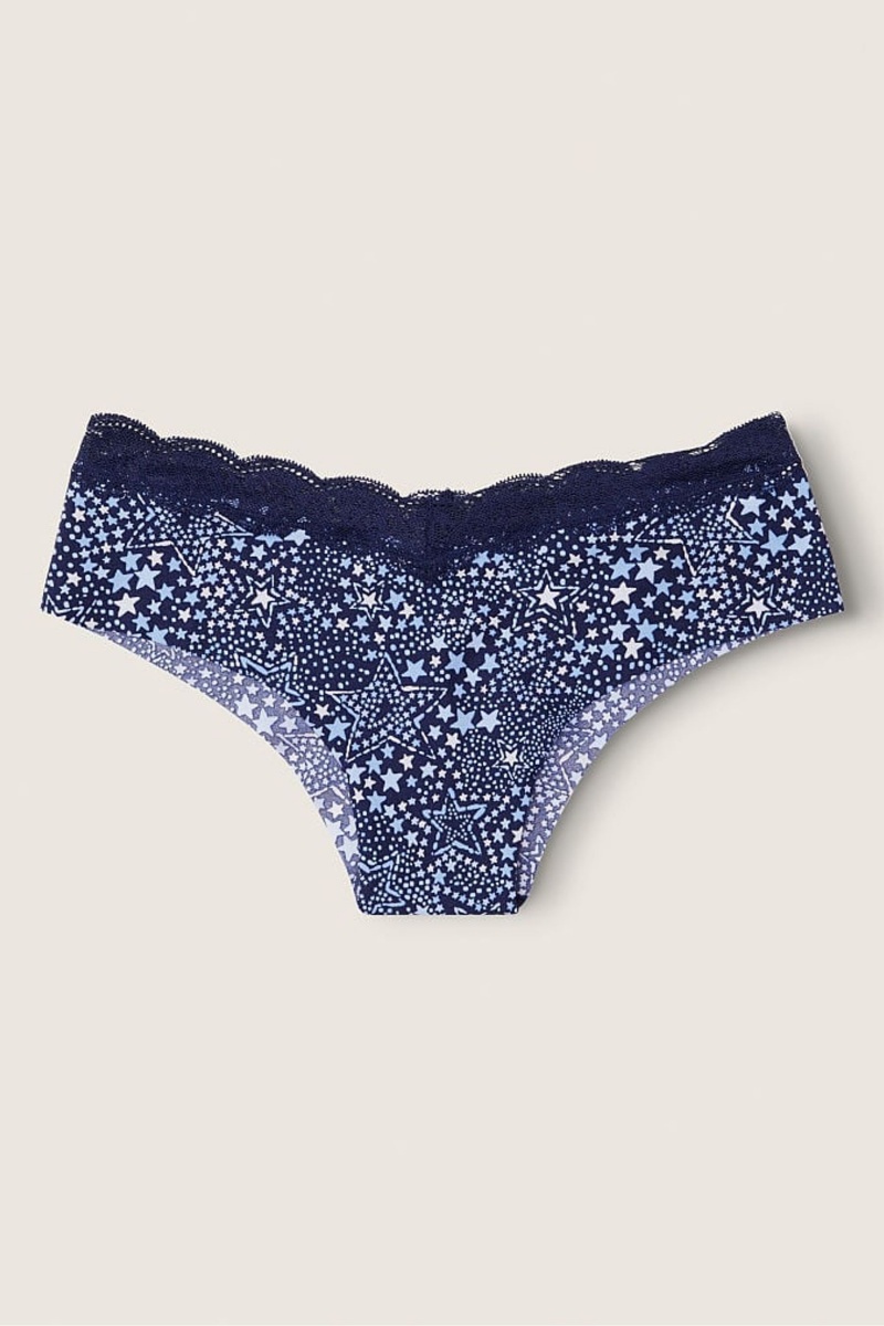 Victoria\'s Secret No-Show No Show Cheeky Knickers Ensign Stars | OJKH-02579