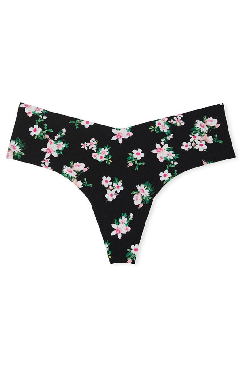 Victoria's Secret No-Show No Show Lanières Knickers Noir | MSTF-14987