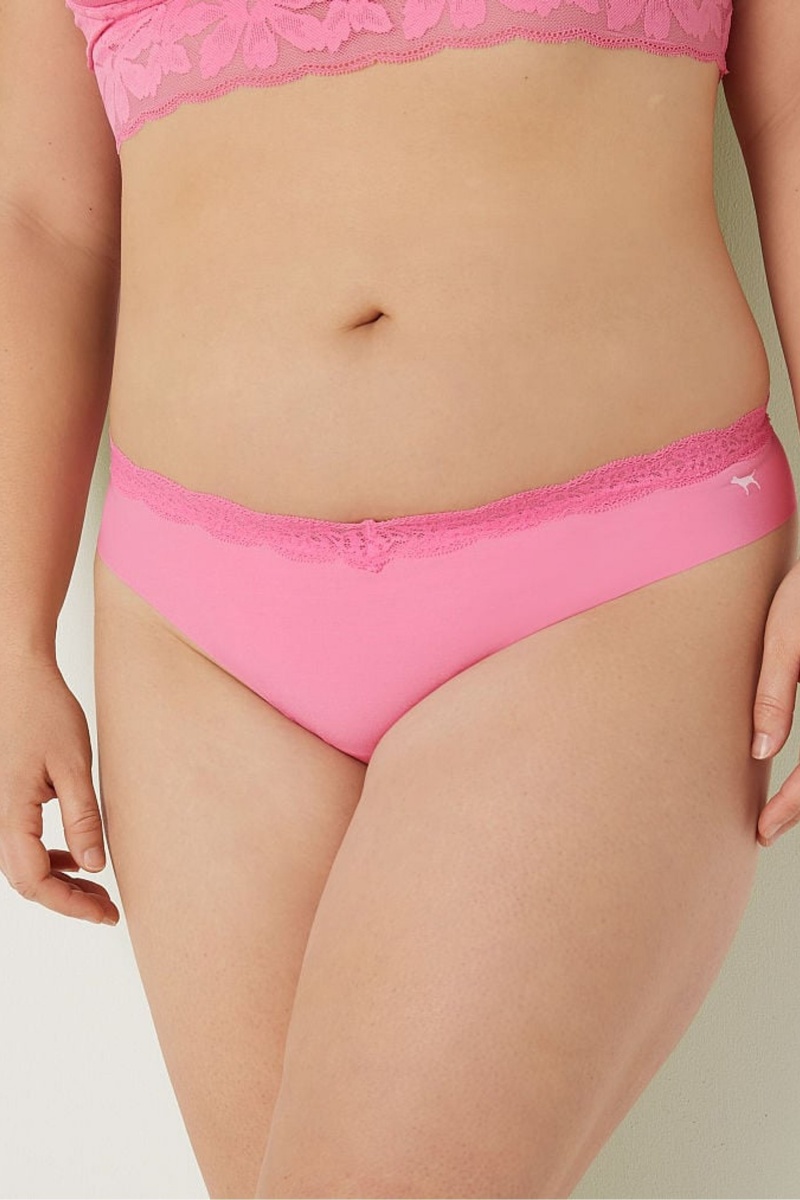 Victoria\'s Secret No-Show No Show Lanières Rose | LRTI-87531