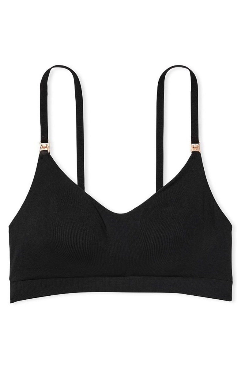 Victoria's Secret Non Wired Nursing Bra Noir | NTHQ-83215