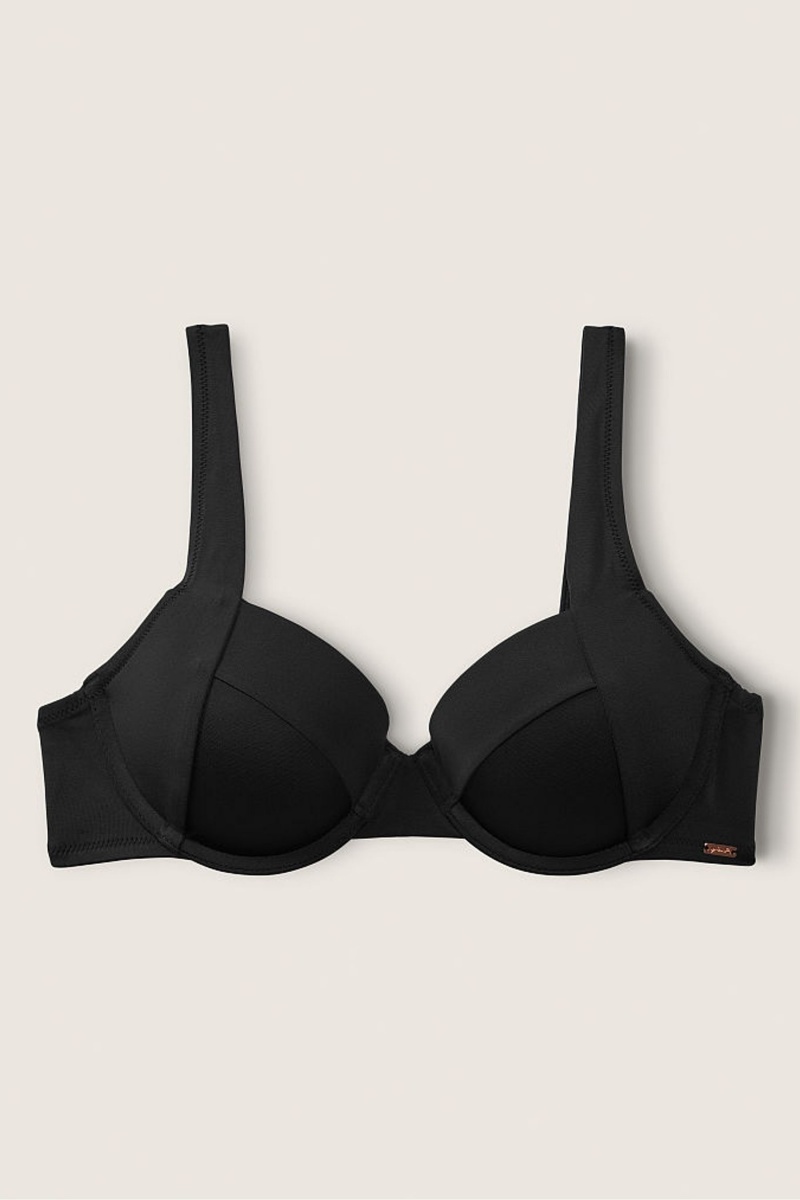 Victoria\'s Secret Push Up Bikini Top Noir | CNER-51287