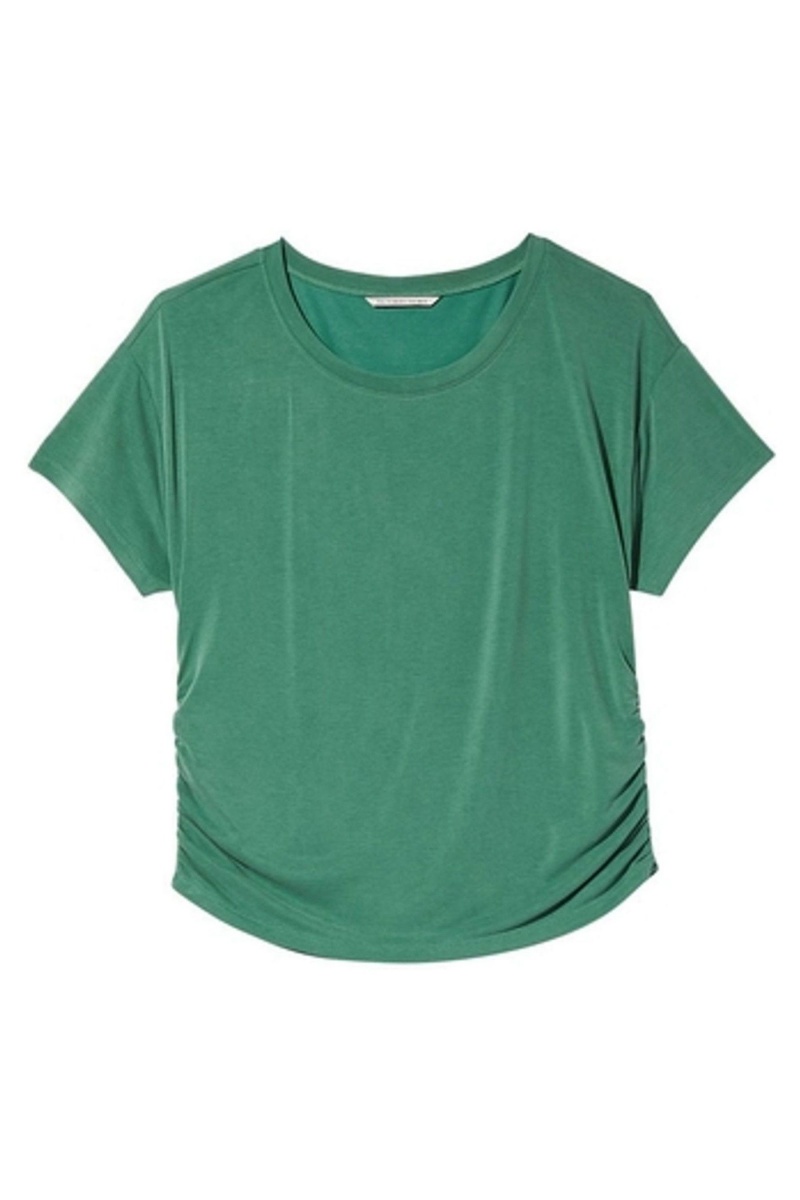 Victoria's Secret Ruched Modal T-Shirt Vert | KFDX-48165