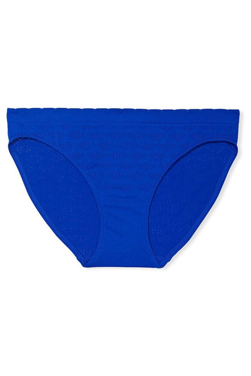 Victoria's Secret Seamless Bikini Knickers Bleu | IWAB-32960