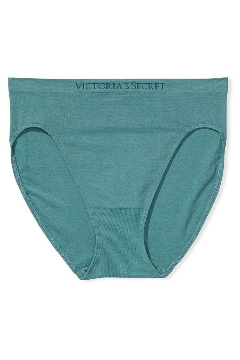 Victoria's Secret Seamless Bikini Knickers Vert | HMSN-92784