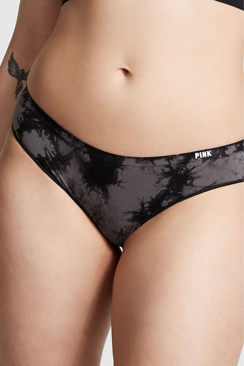 Victoria's Secret Seamless Bikini Knickers Noir | OQHR-07982