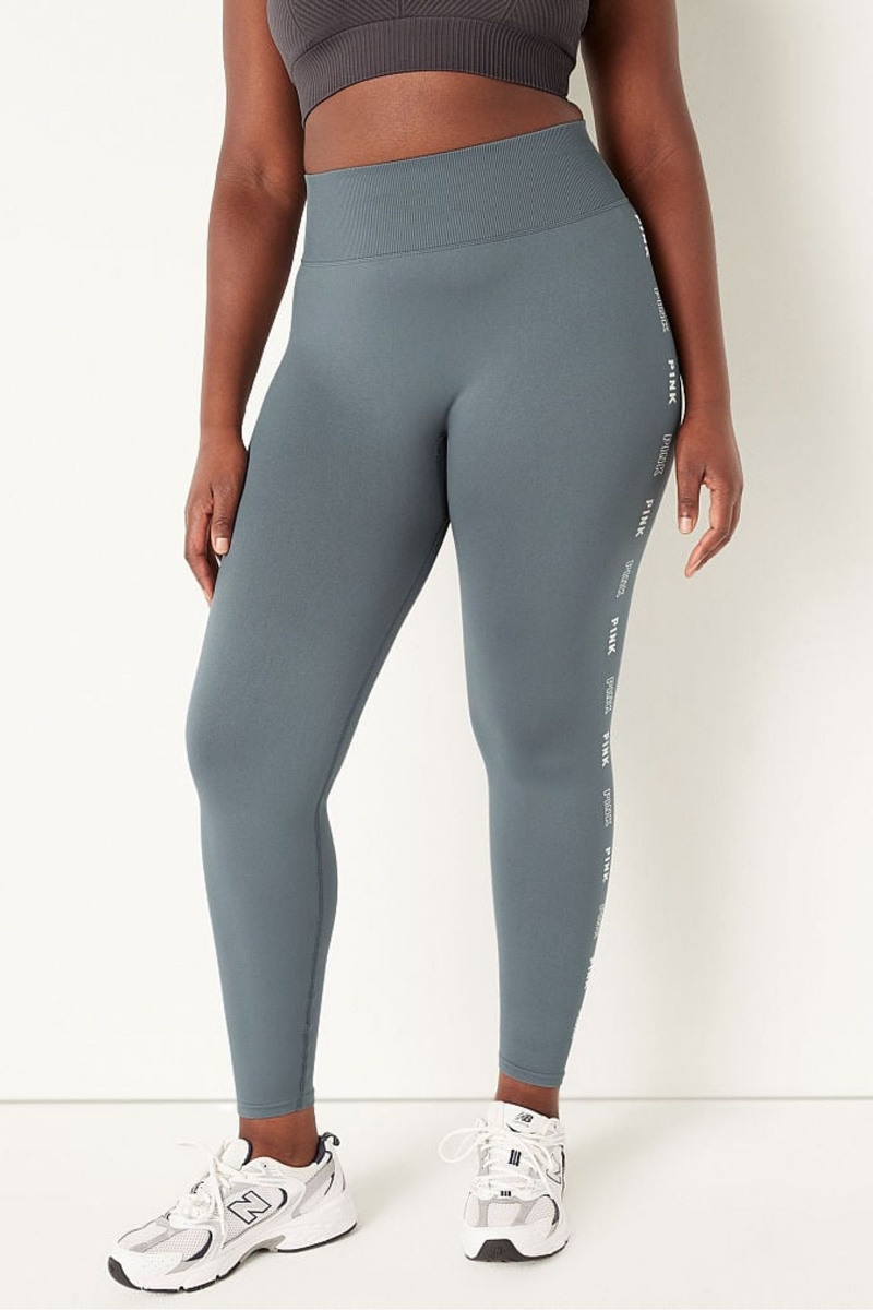 Victoria\'s Secret Seamless High Taille Full Length Legging Grise | TSOB-34891