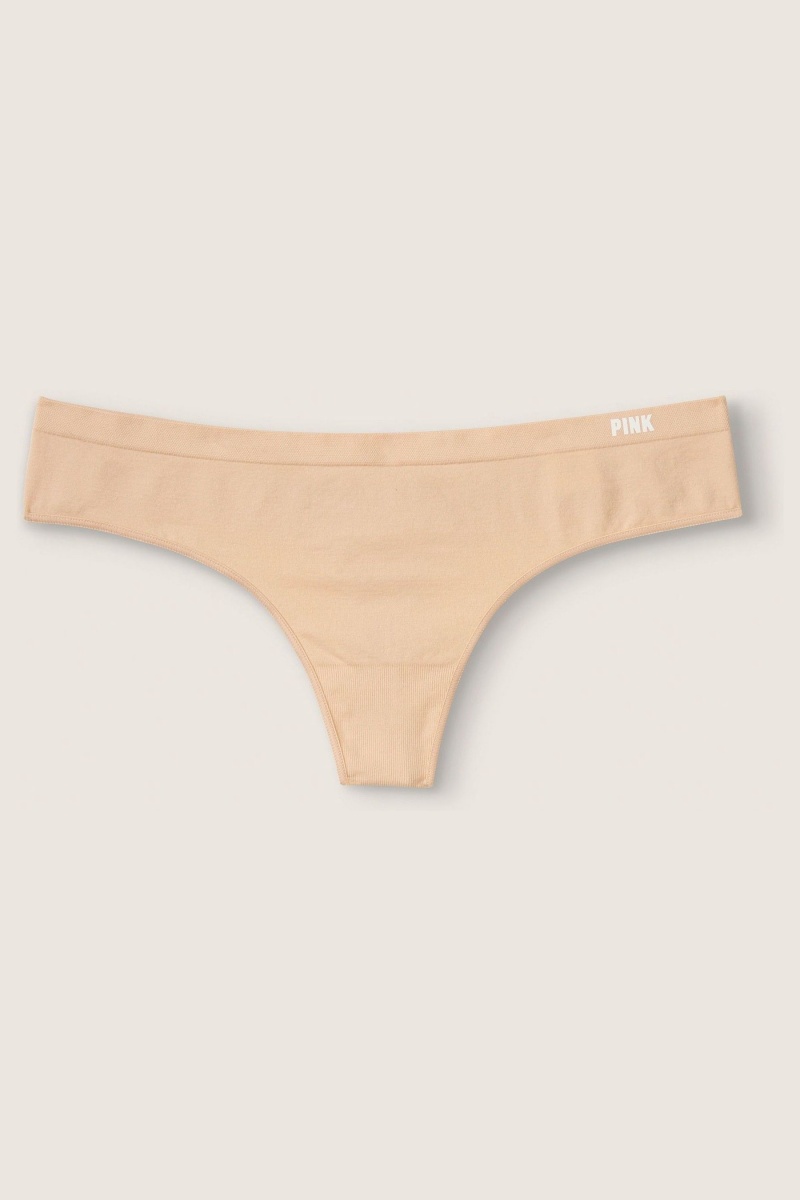 Victoria\'s Secret Seamless Lanières Knickers Buff Nude | ATVO-89265