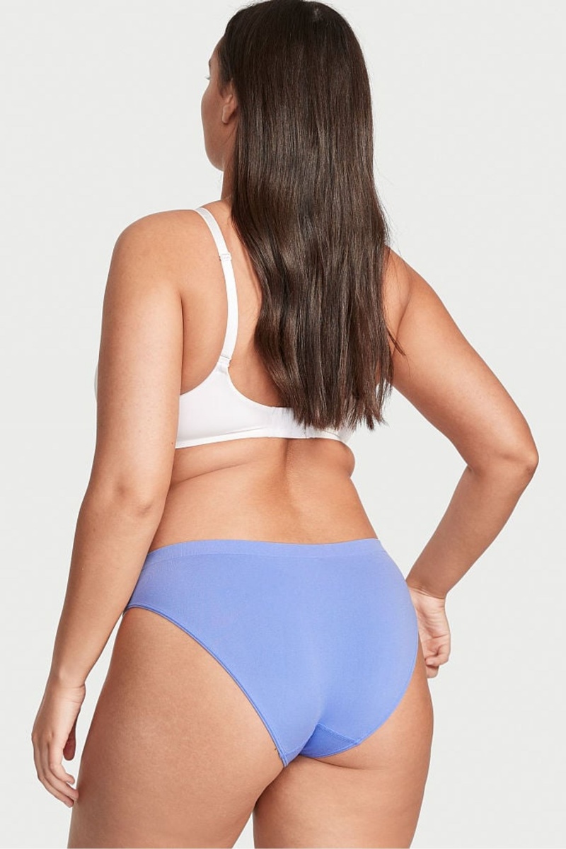 Victoria's Secret Seamless Seamless Bikini Knickers Violette | RBIT-53694