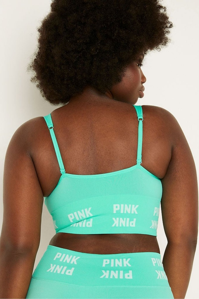 Victoria's Secret Seamless Unlined Low Impact Bra Vert | FKWZ-64390