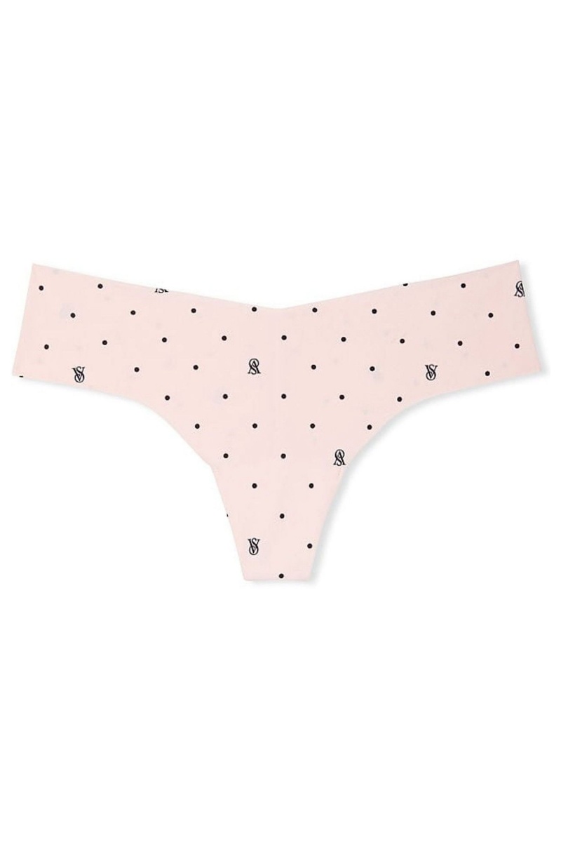 Victoria's Secret Sexy Illusions by Victorias Secret Smooth No Show Lanières Knickers Rose Leopard | ANXE-87643