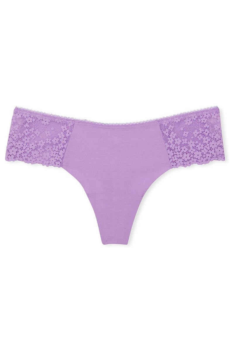 Victoria's Secret Sexy Illusions by Victorias Secret No Show Dentelle Lanières Knickers Noir | SGTP-26370