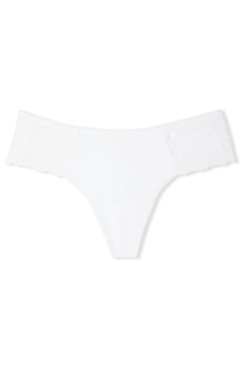 Victoria's Secret Sexy Illusions by Victorias Secret No Show Dentelle Lanières Knickers Noir | ENKY-13580