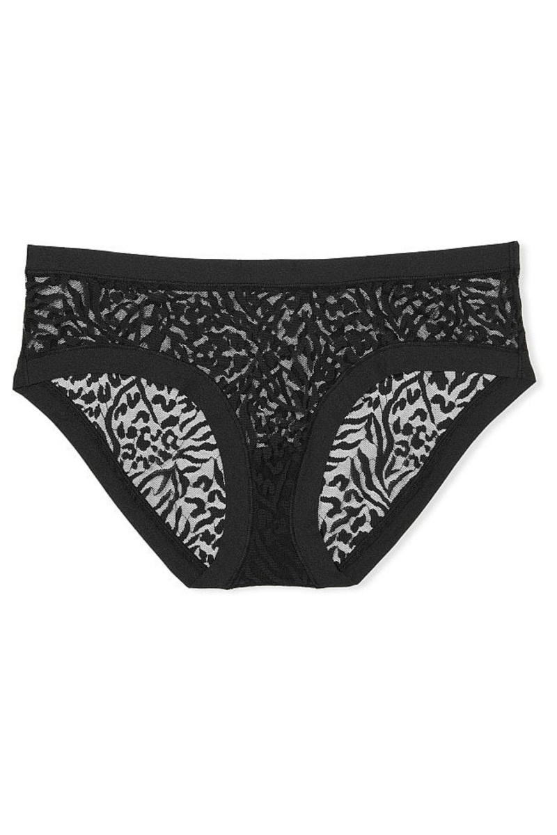 Victoria's Secret Sexy Illusions by Victorias Secret No Show Hipster Knickers Noir | QEWZ-19246