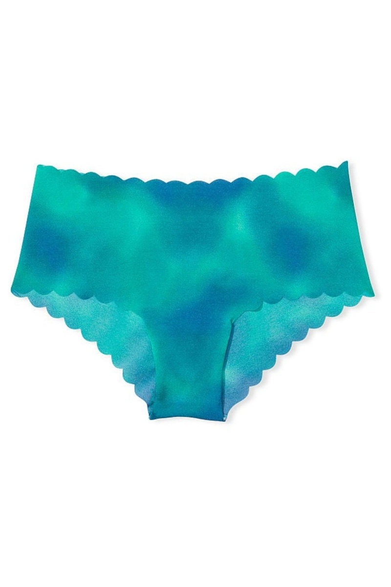 Victoria's Secret Sexy Illusions by Victorias Secret No Show Cheeky Knickers Bleu | QXFN-61739