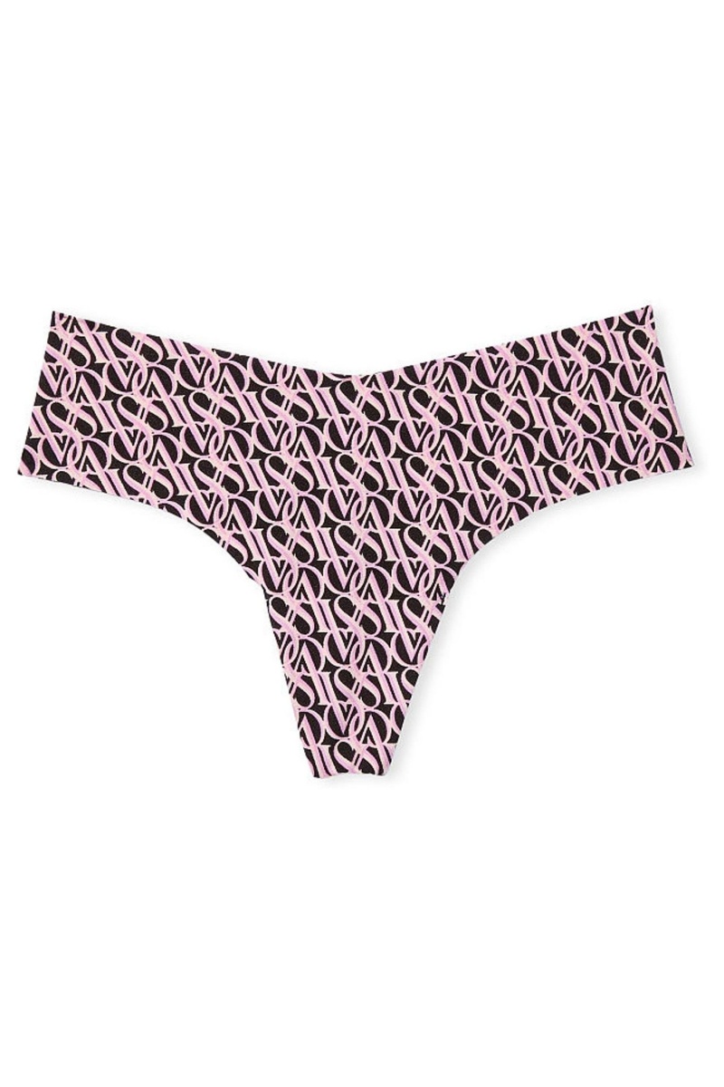 Victoria's Secret Sexy Illusions by Victorias Secret No Show Lanières Knickers Marron | JFVS-72351