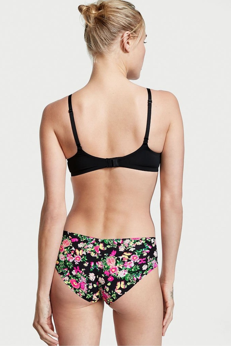 Victoria's Secret Sexy Illusions by Victorias Secret Smooth No Show Hipster Knickers Noir | FOMW-70198